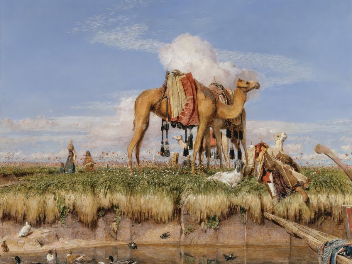 People and Camels | John Frederick Lewis | Ave Legato Art Prints