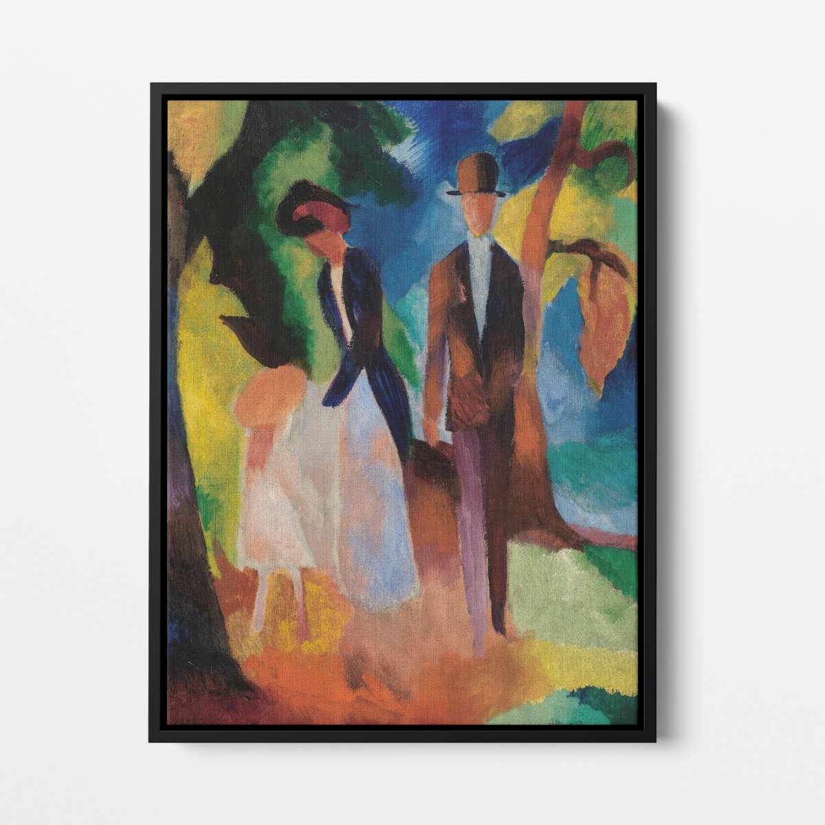 People on the Blue Lake | August Macke | Ave Legato Art Prints