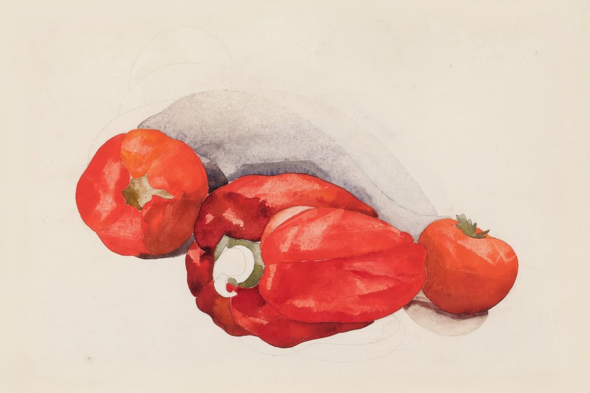 Pepper and Tomatoes | Charles Demuth | Ave Legato Art Prints