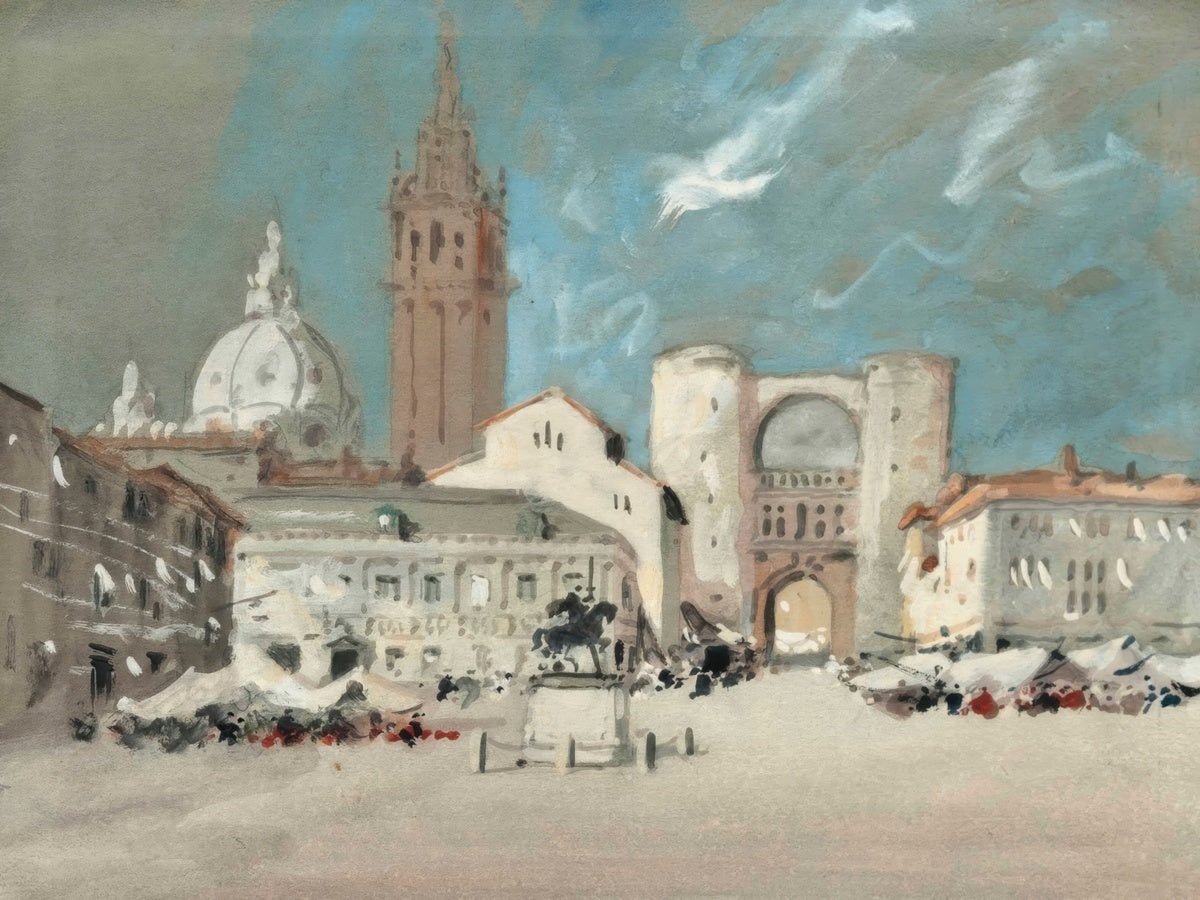 Piazza Dei Signori, Padua | Hercules Brabazon | Ave Legato Art Prints