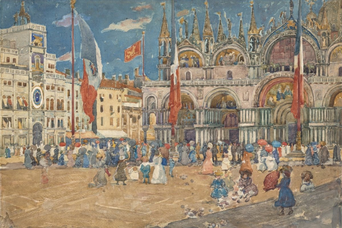 Piazza San Marco, Venice, Italy | John Sargent | Ave Legato Art Prints