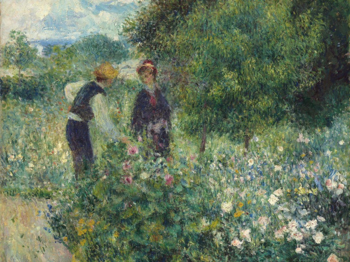 Picking Flowers | Pierre - Auguste Renoir | Ave Legato Art Prints