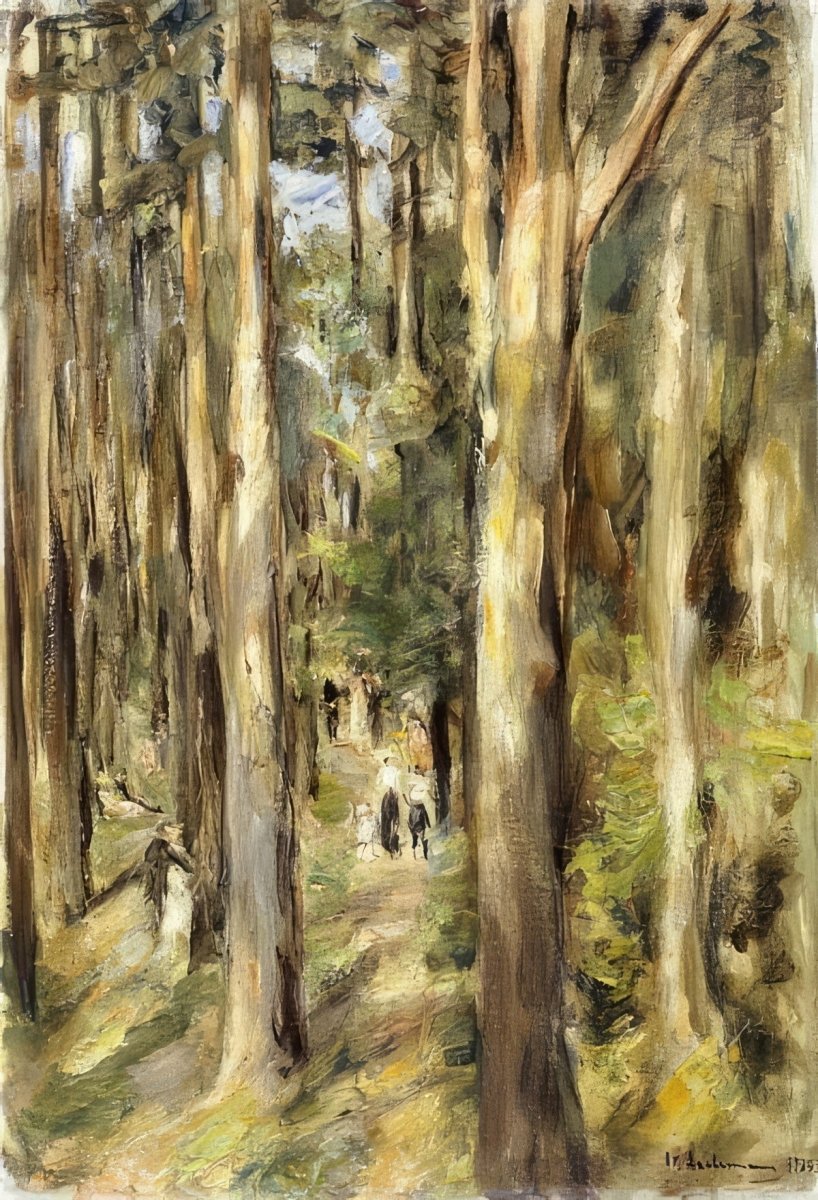 Pine Trunks | Max Liebermann | Ave Legato Art Prints