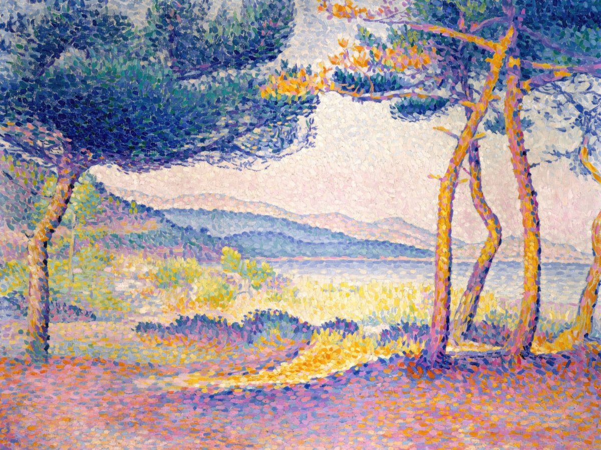 Pines Along the Shore | Henri - Edmond Cross | Ave Legato Art Prints