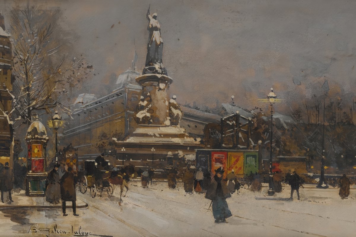 Place de la République | Eugene Galien - Laloue | Ave Legato Art Prints