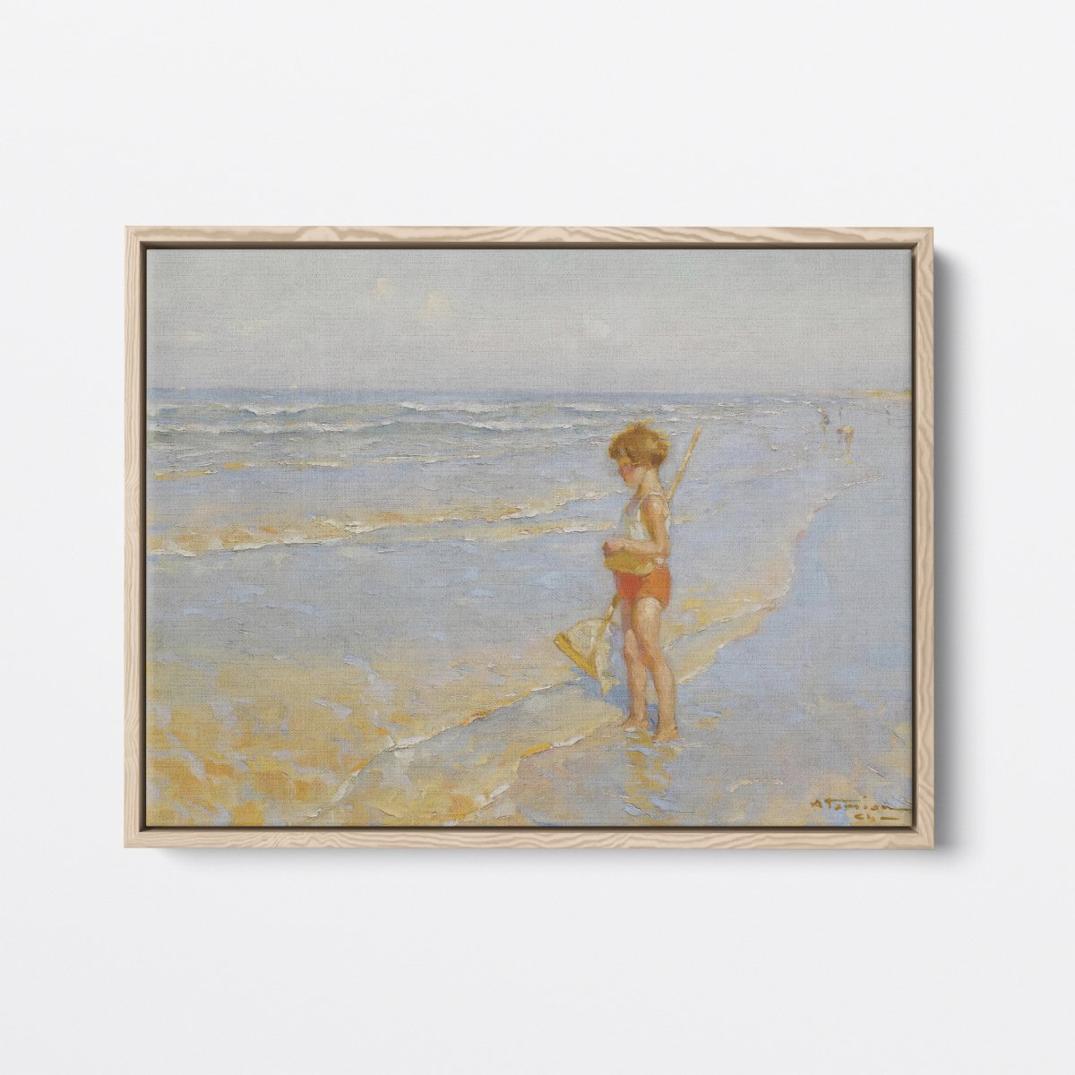 Playing On The Beach | Charles Atamian | Ave Legato Art Prints