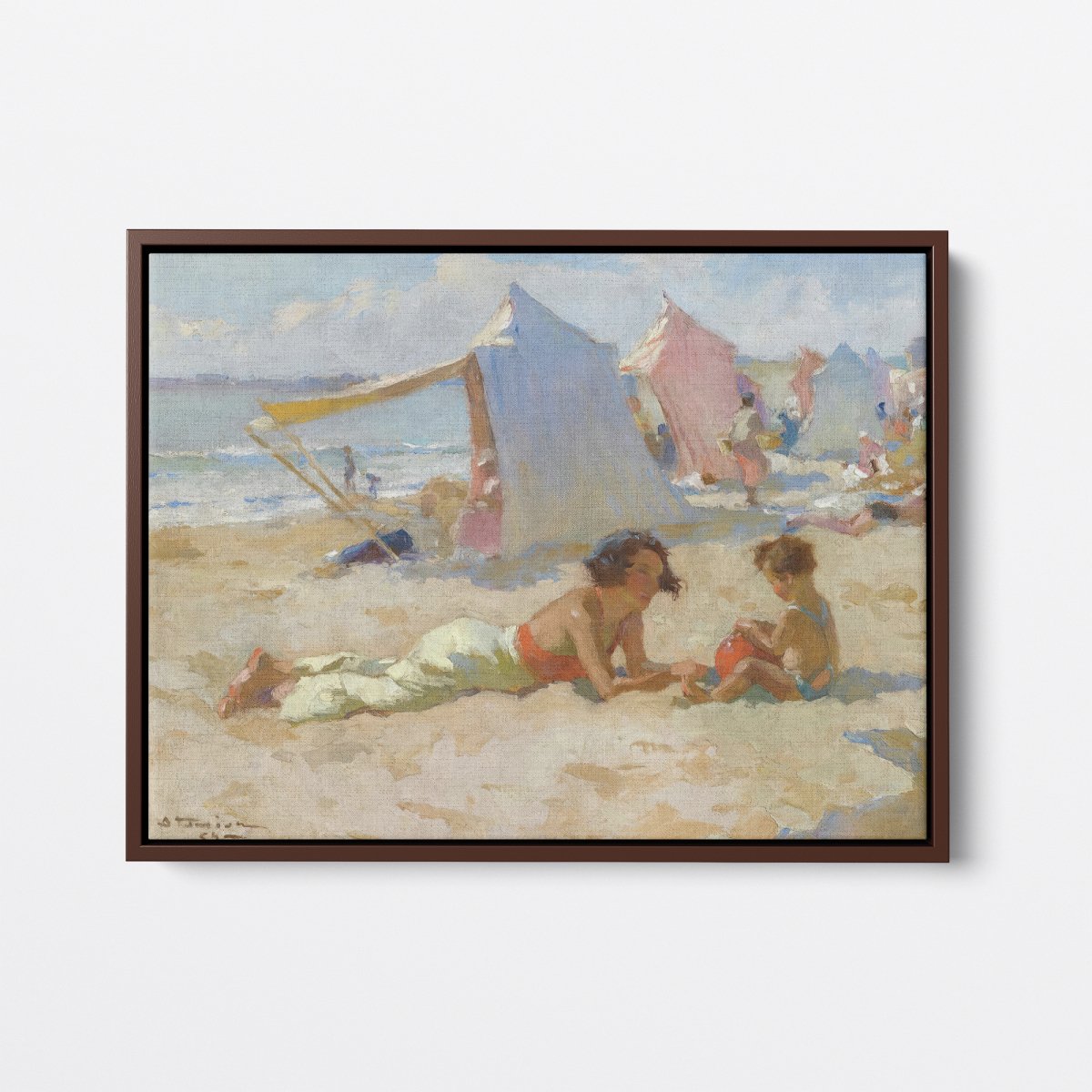 Playing On The Beach II | Charles Atamian | Ave Legato Art Prints