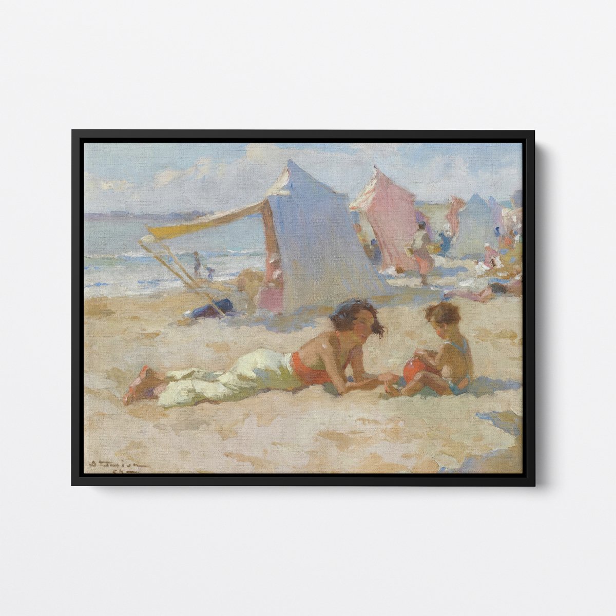 Playing On The Beach II | Charles Atamian | Ave Legato Art Prints