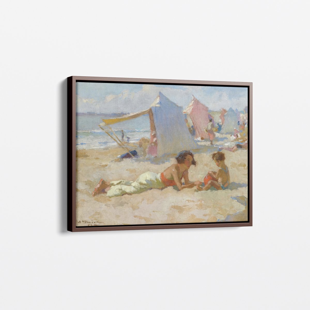 Playing On The Beach II | Charles Atamian | Ave Legato Art Prints