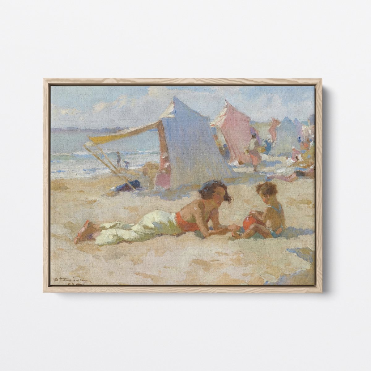 Playing On The Beach II | Charles Atamian | Ave Legato Art Prints