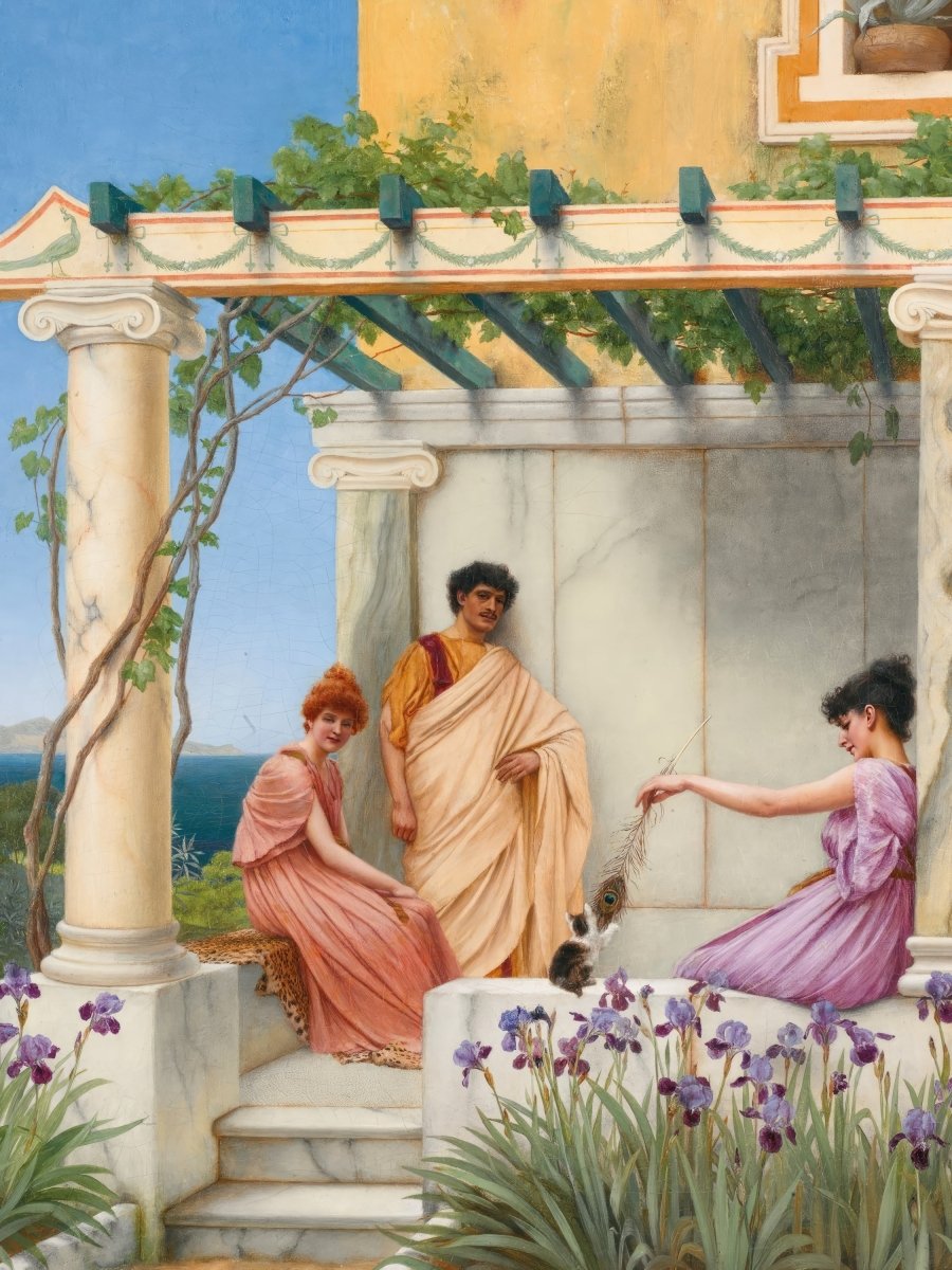 Playtime | John William Godward | Ave Legato Art Prints