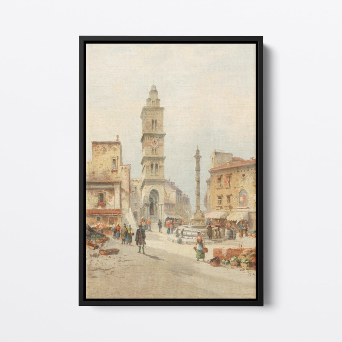 Plaza in Capua | Karl Kaufmann | Ave Legato Art Prints