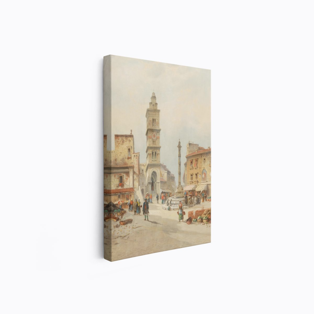 Plaza in Capua | Karl Kaufmann | Ave Legato Art Prints