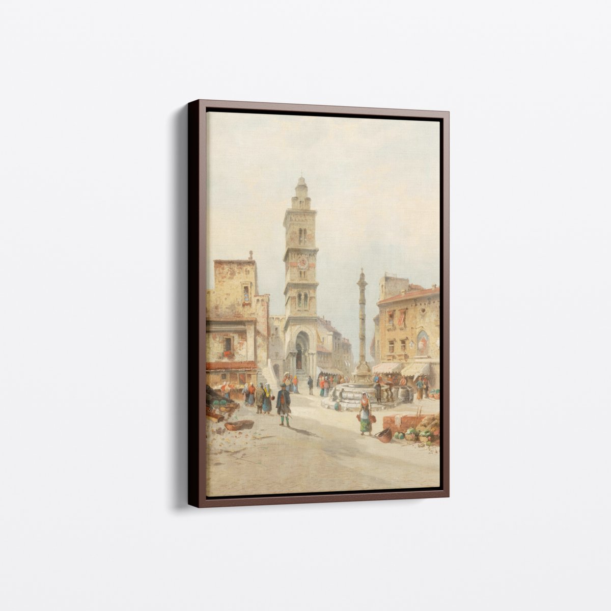 Plaza in Capua | Karl Kaufmann | Ave Legato Art Prints