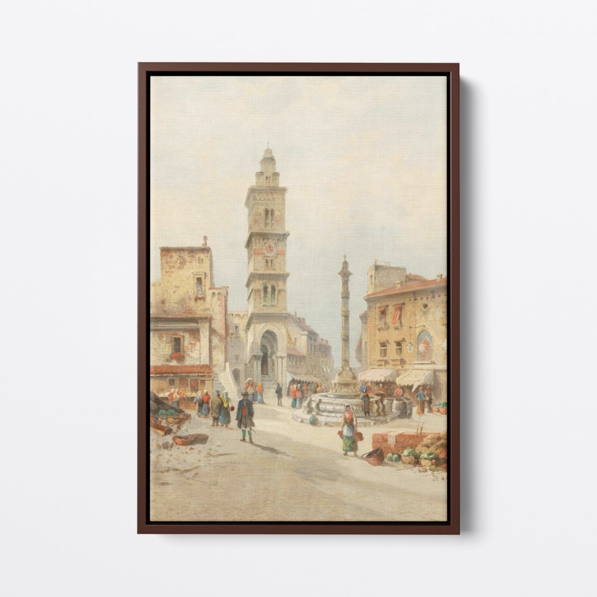 Plaza in Capua | Karl Kaufmann | Ave Legato Art Prints