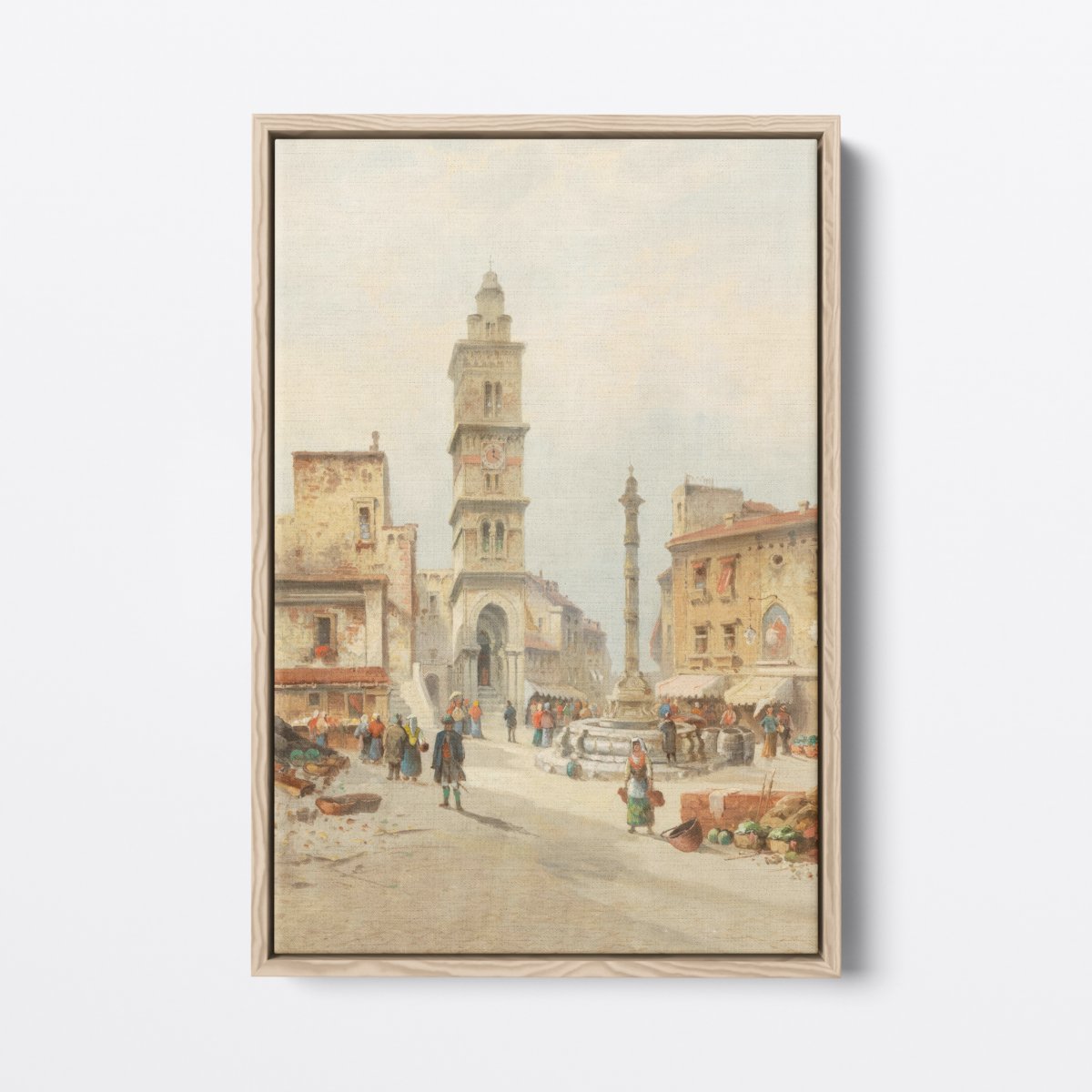 Plaza in Capua | Karl Kaufmann | Ave Legato Art Prints