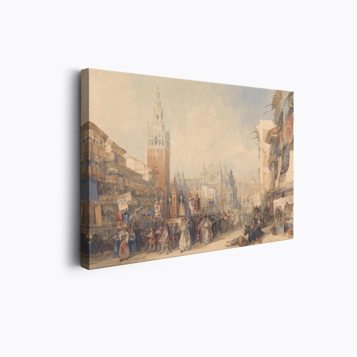 Plaza Real and Procession | David Roberts | Ave Legato Art Prints