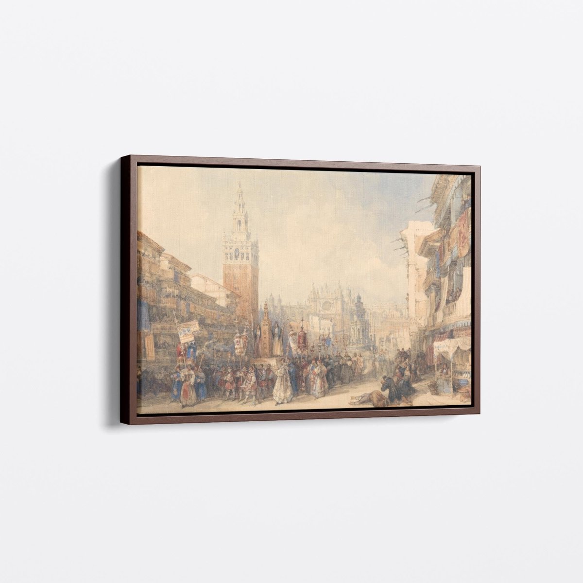 Plaza Real and Procession | David Roberts | Ave Legato Art Prints