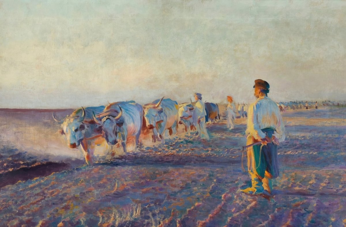 Ploughing in the Ukraine | Leon Wyczółkowski | Ave Legato Art Prints