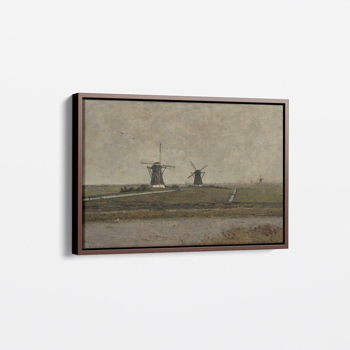 Polder With Mills Near Overschie | Paul Gabriël | Ave Legato Art Prints