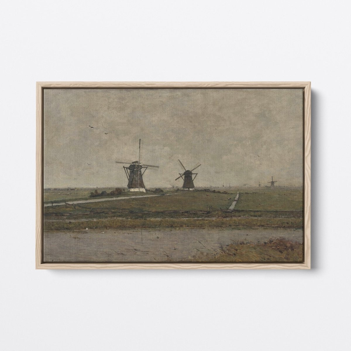 Polder With Mills Near Overschie | Paul Gabriël | Ave Legato Art Prints