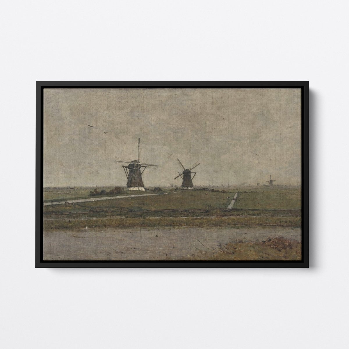 Polder With Mills Near Overschie | Paul Gabriël | Ave Legato Art Prints