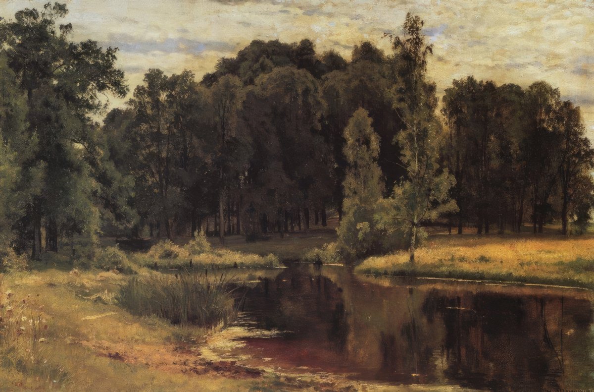 Pond In An Old Park | Ivan Shishkin | Ave Legato Art Prints