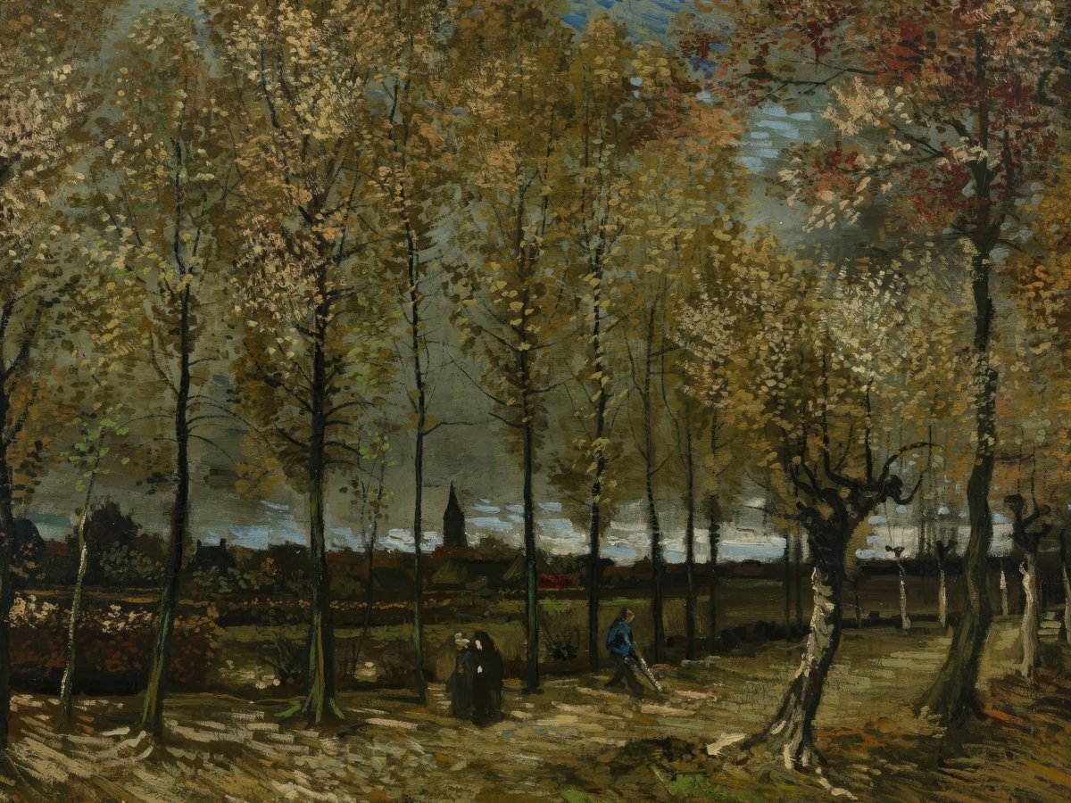 Poplars Near Nuenen | Vincent van Gogh | Ave Legato Art Prints