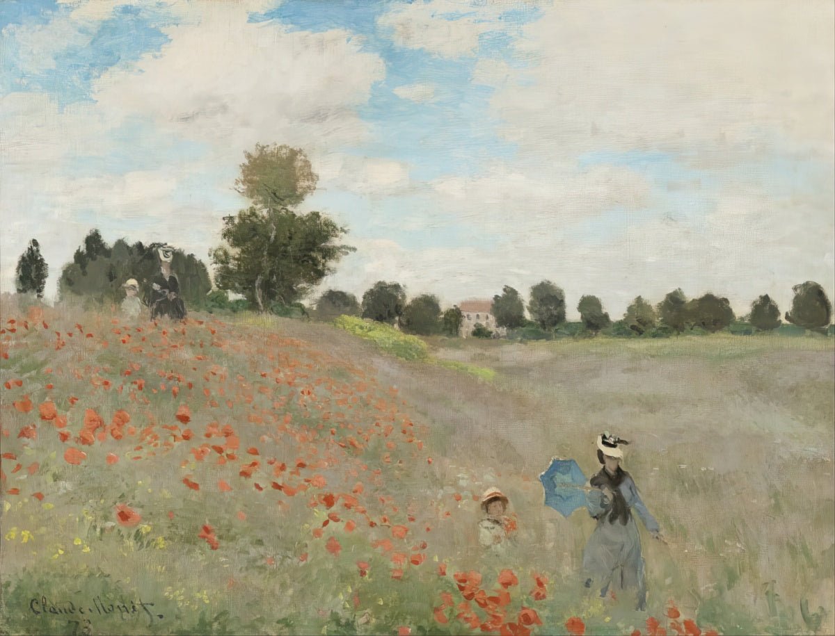 Poppy Field | Claude Monet | Ave Legato Art Prints