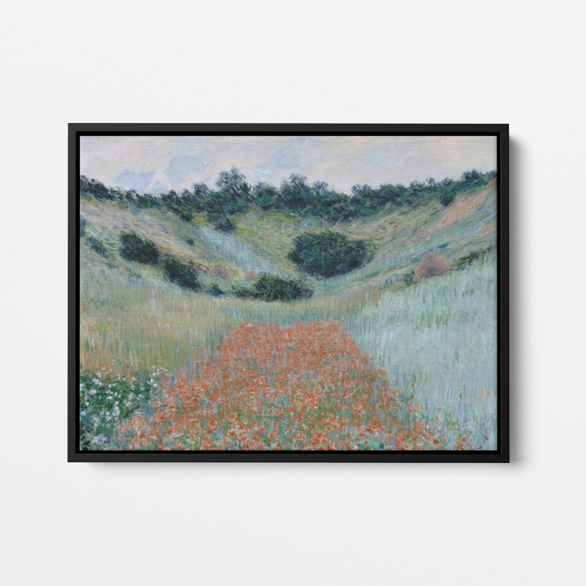 Poppy Field in a Hollow near Giverny | Claude Monet | Ave Legato Art Prints