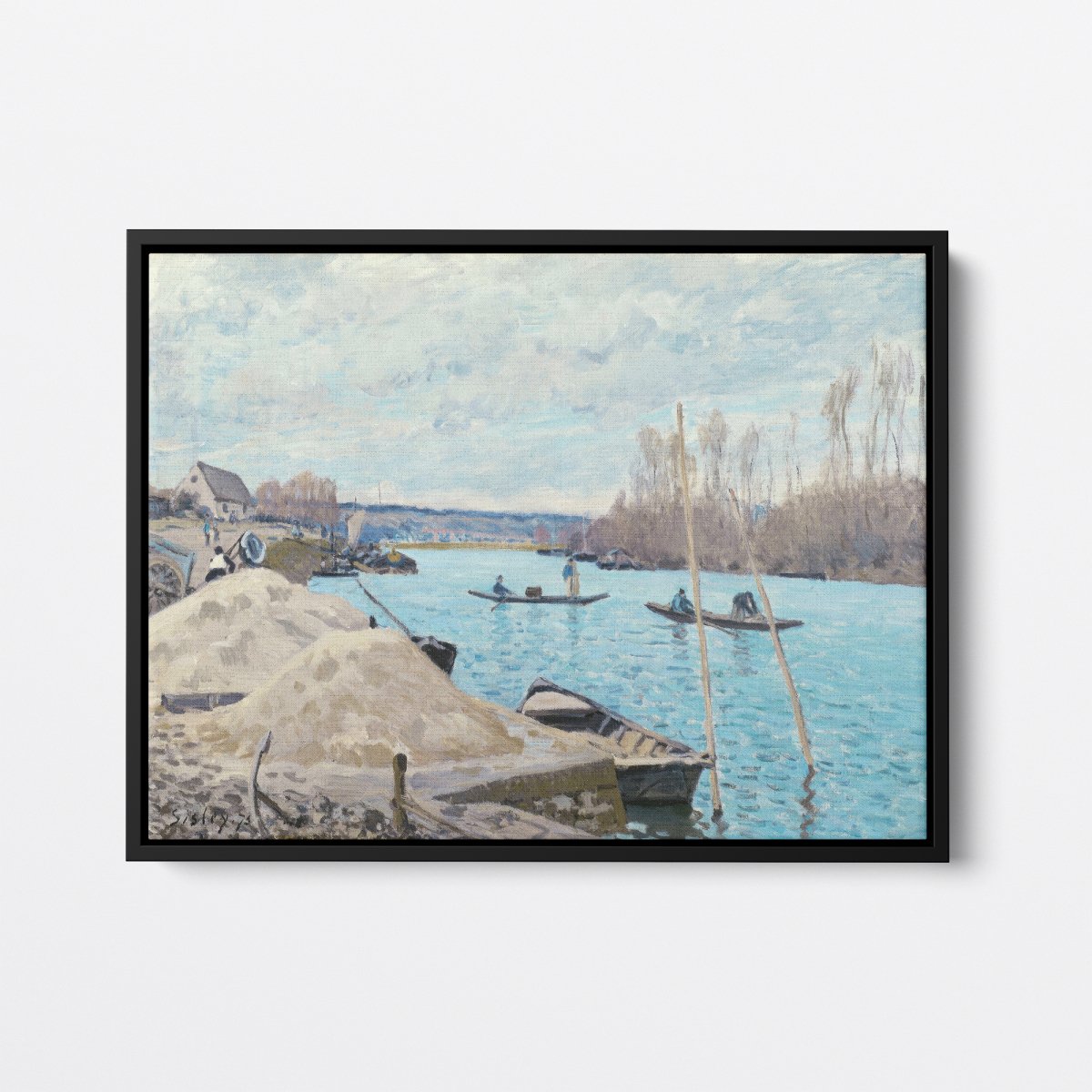 Port - Marly, Piles of Sand | Alfred Sisley | Ave Legato Art Prints