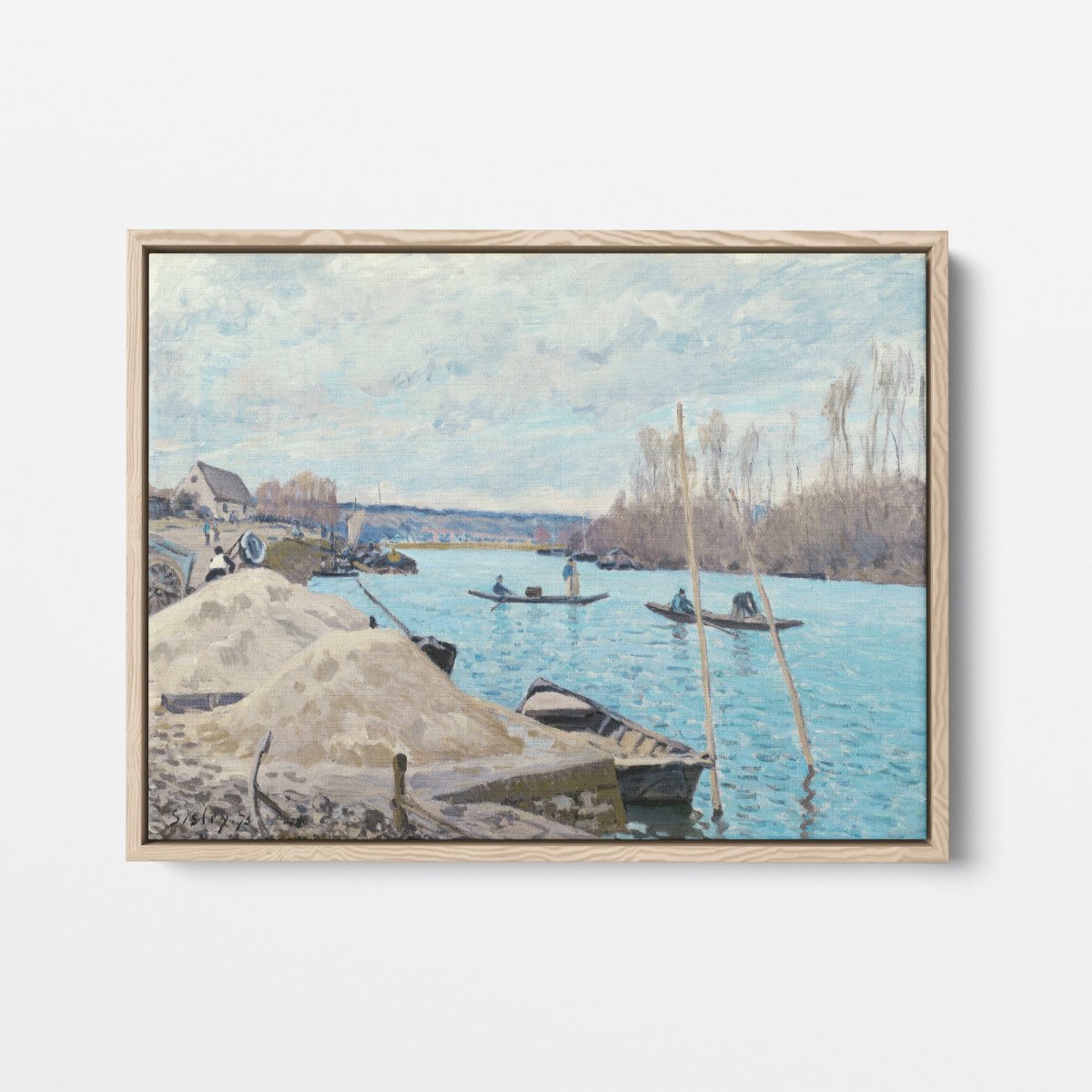 Port - Marly, Piles of Sand | Alfred Sisley | Ave Legato Art Prints