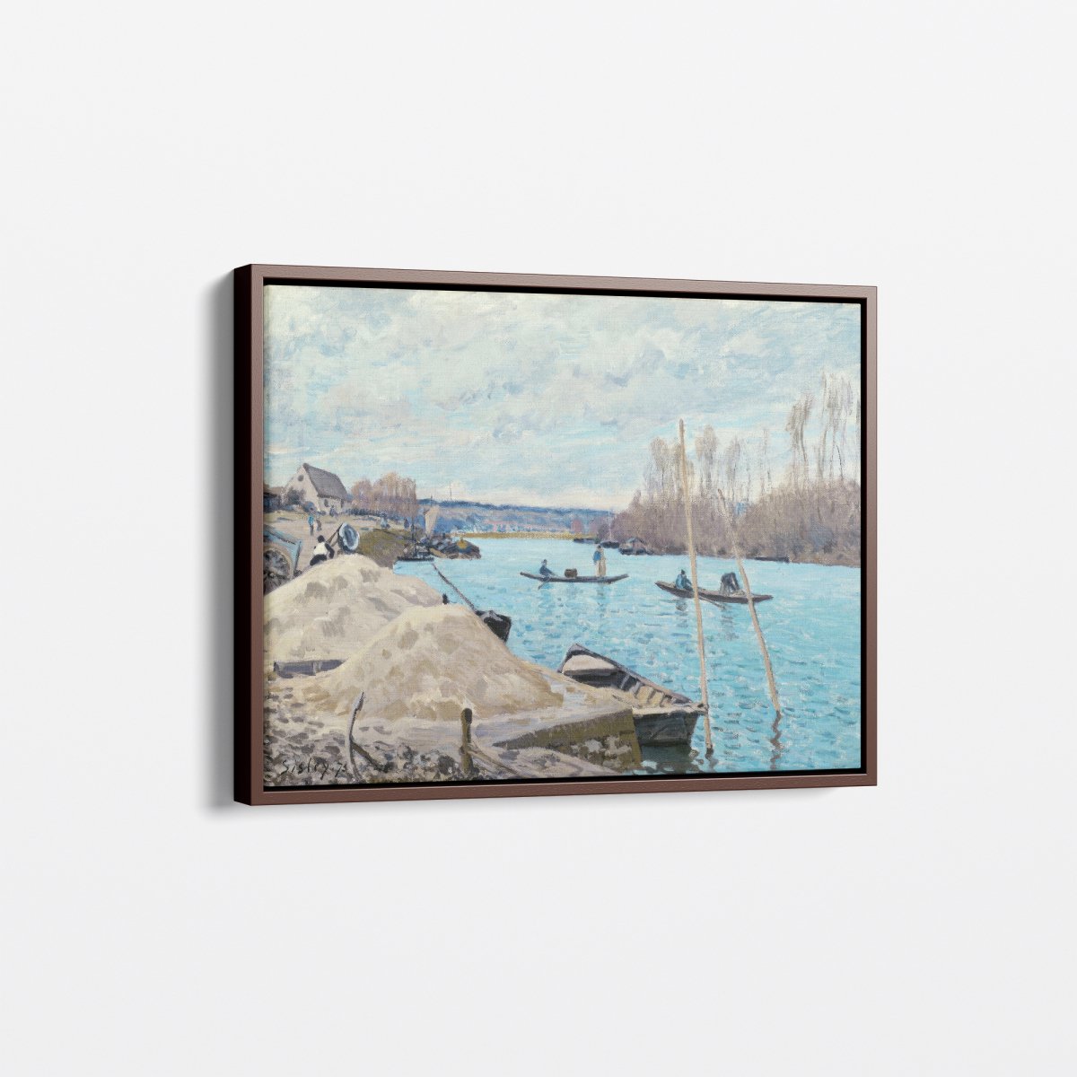 Port - Marly, Piles of Sand | Alfred Sisley | Ave Legato Art Prints