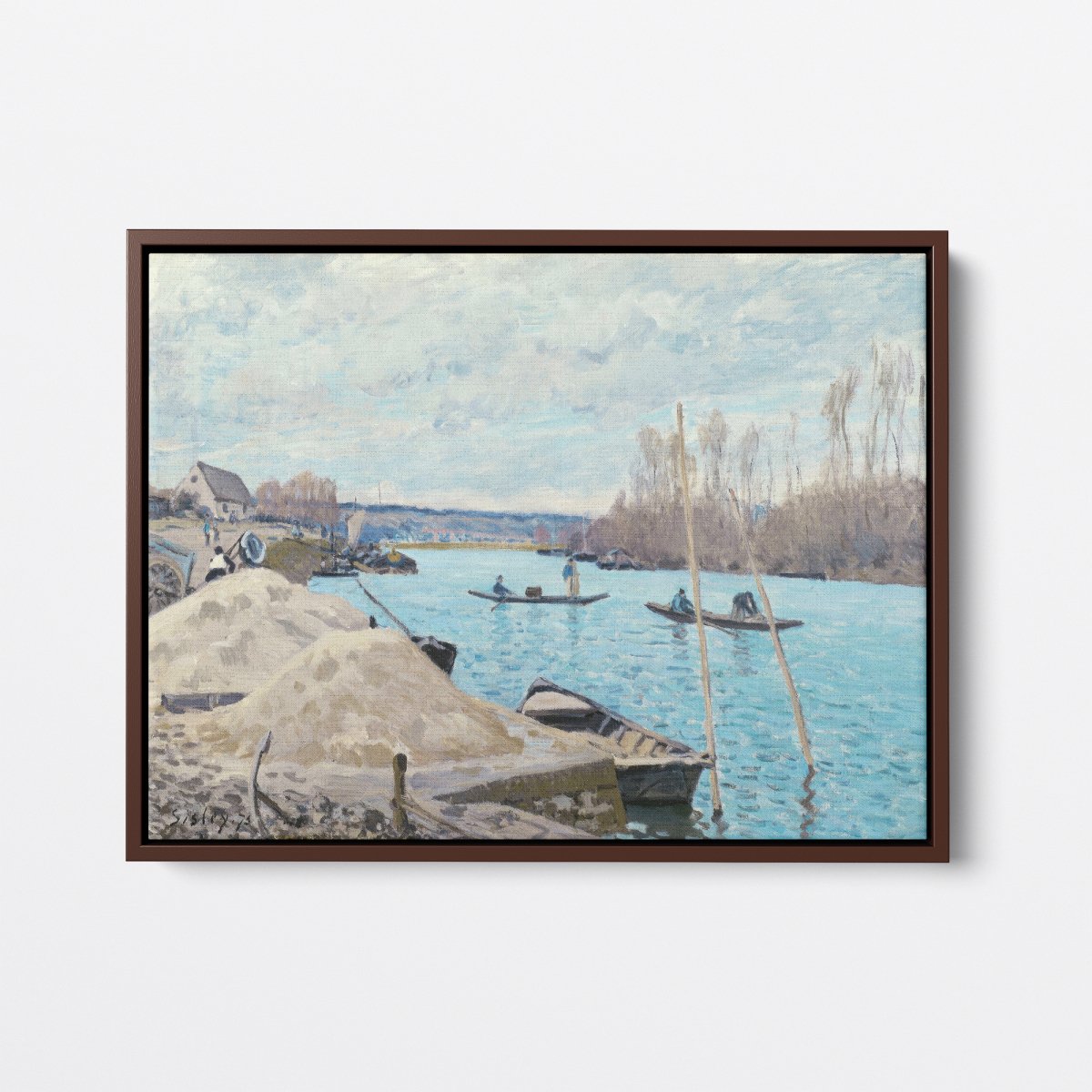 Port - Marly, Piles of Sand | Alfred Sisley | Ave Legato Art Prints