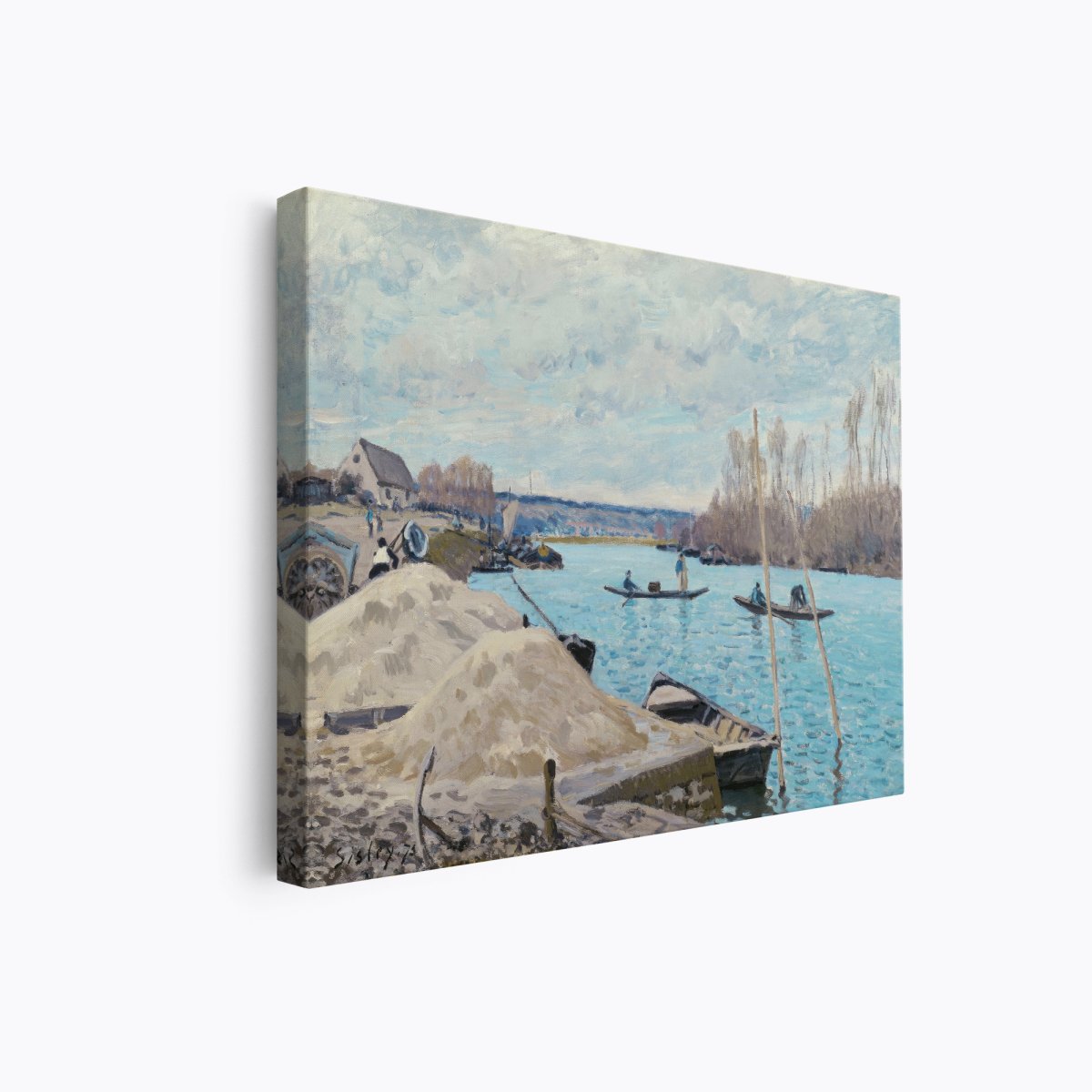 Port - Marly, Piles of Sand | Alfred Sisley | Ave Legato Art Prints