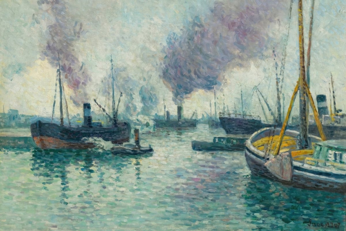 Port of Rotterdam, 1907 | Maximilien Luce | Ave Legato Art Prints