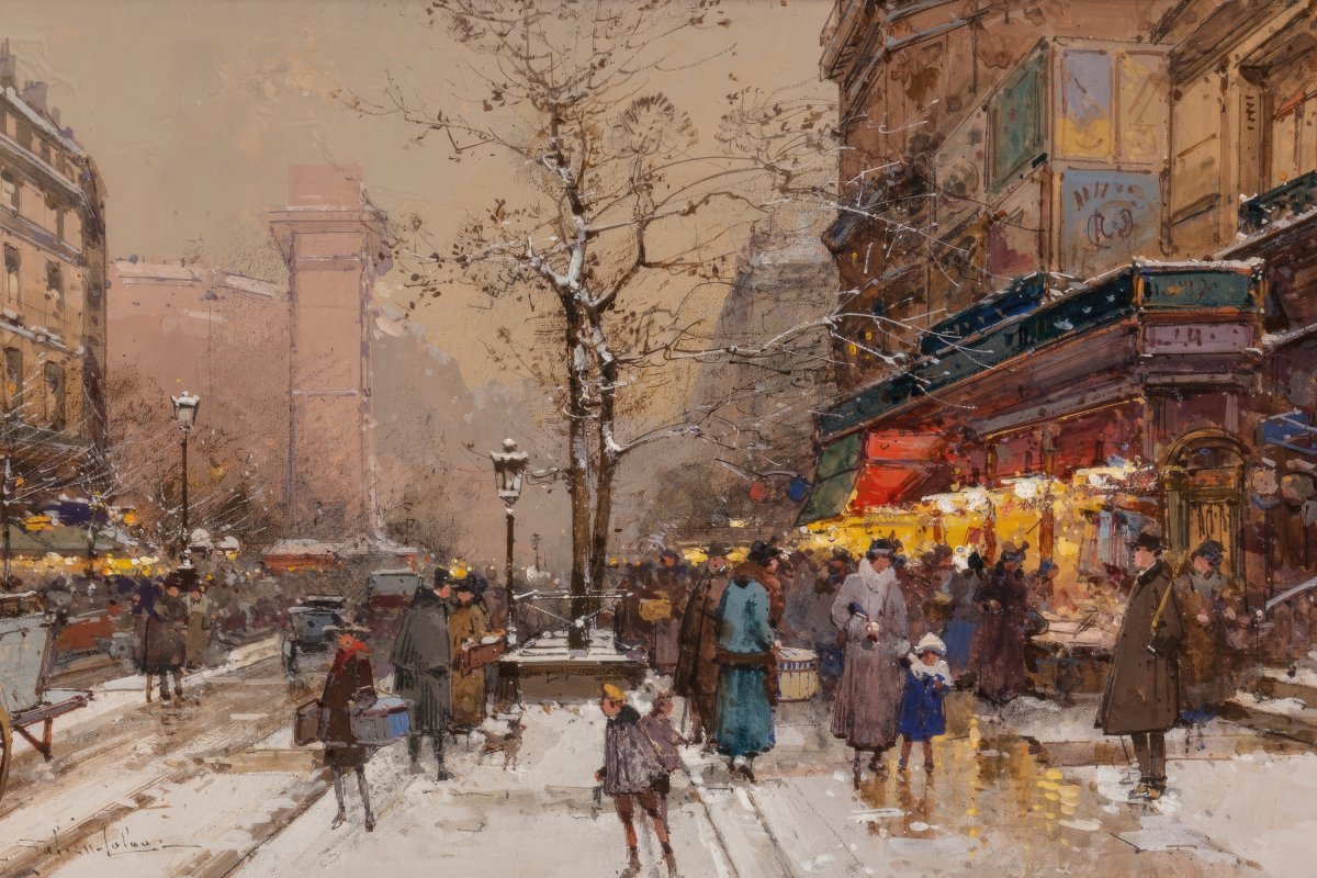 Porte Saint - Denis | Eugene Galien - Laloue | Ave Legato Art Prints