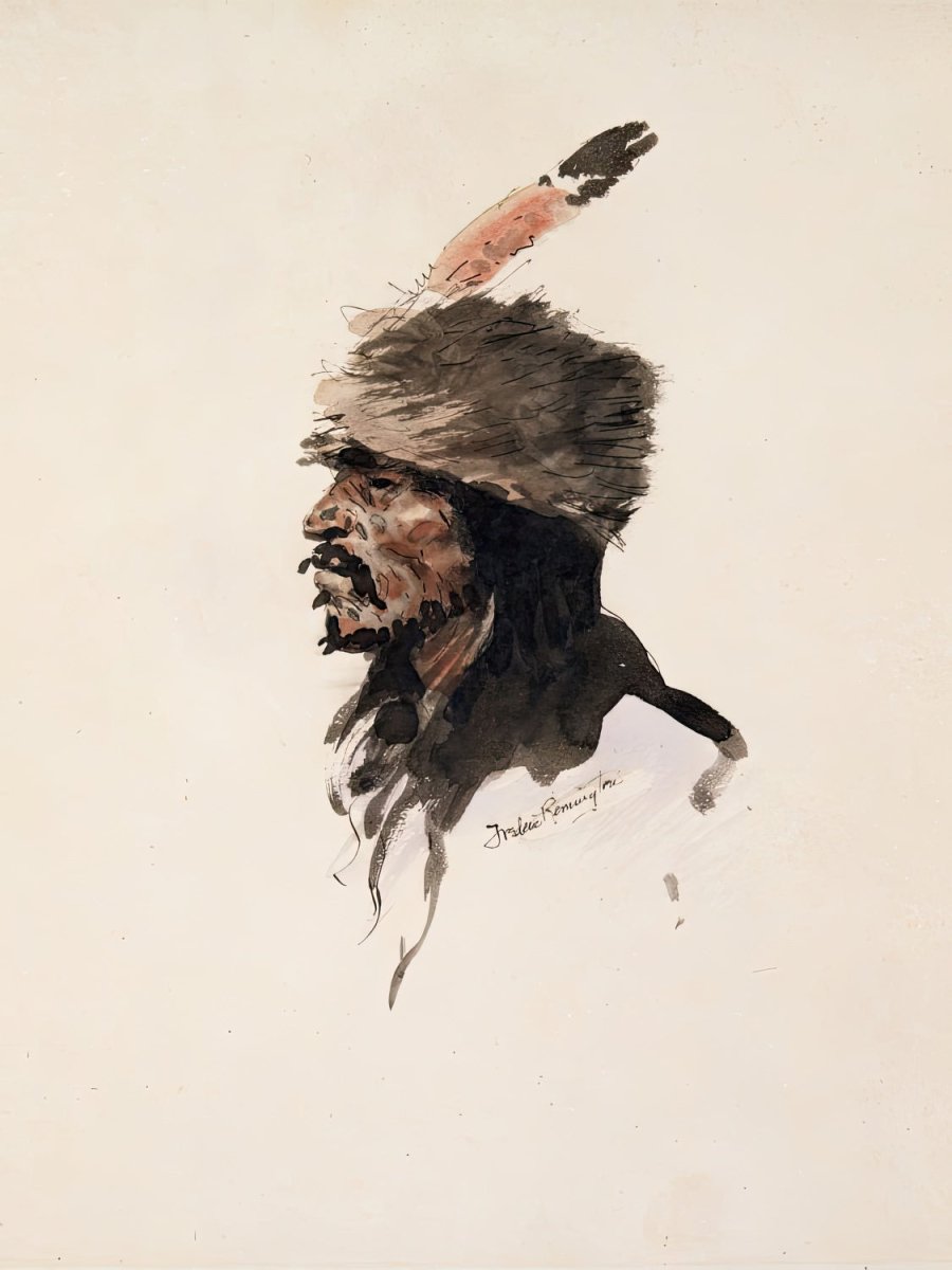 Portrait of a Native | Frederic Remington | Ave Legato Art Prints