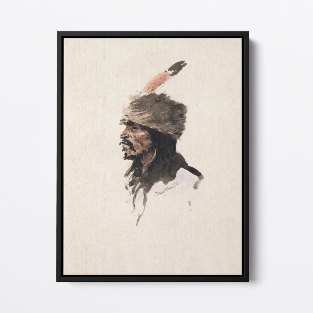 Portrait of a Native | Frederic Remington | Ave Legato Art Prints