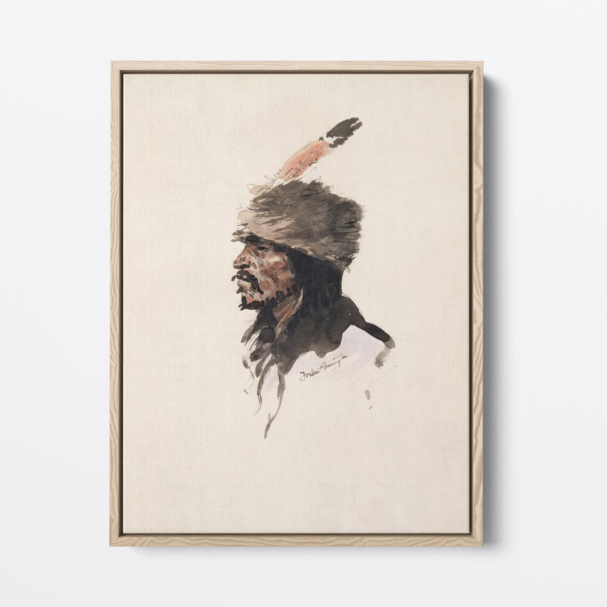 Portrait of a Native | Frederic Remington | Ave Legato Art Prints