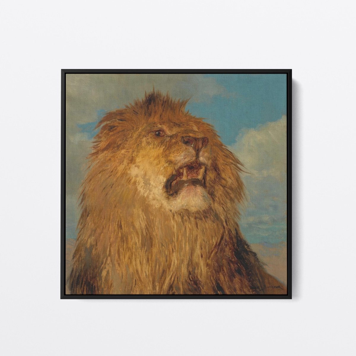 Portrait of a Raised Lion | Rosa Bonheur | Ave Legato Art Prints