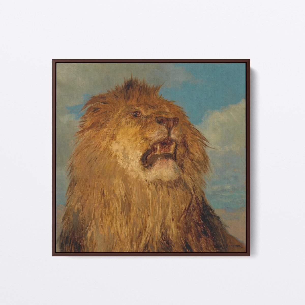 Portrait of a Raised Lion | Rosa Bonheur | Ave Legato Art Prints