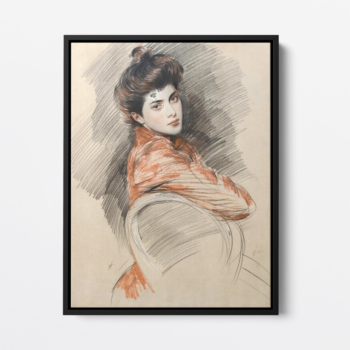 Portrait Of Elisabeth | Paul César Helleu | Ave Legato Art Prints