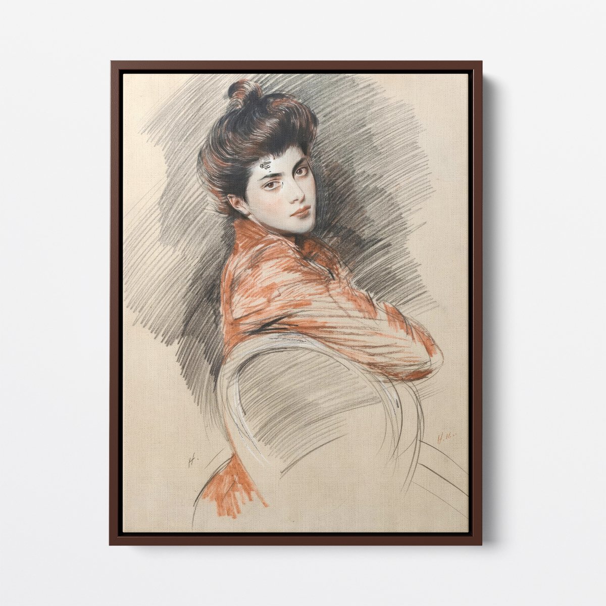 Portrait Of Elisabeth | Paul César Helleu | Ave Legato Art Prints