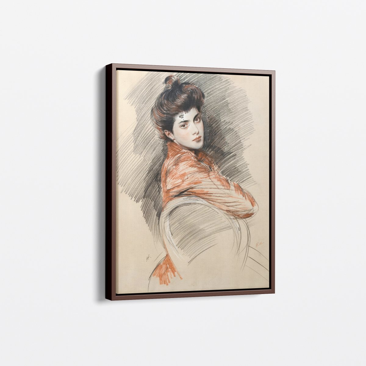 Portrait Of Elisabeth | Paul César Helleu | Ave Legato Art Prints