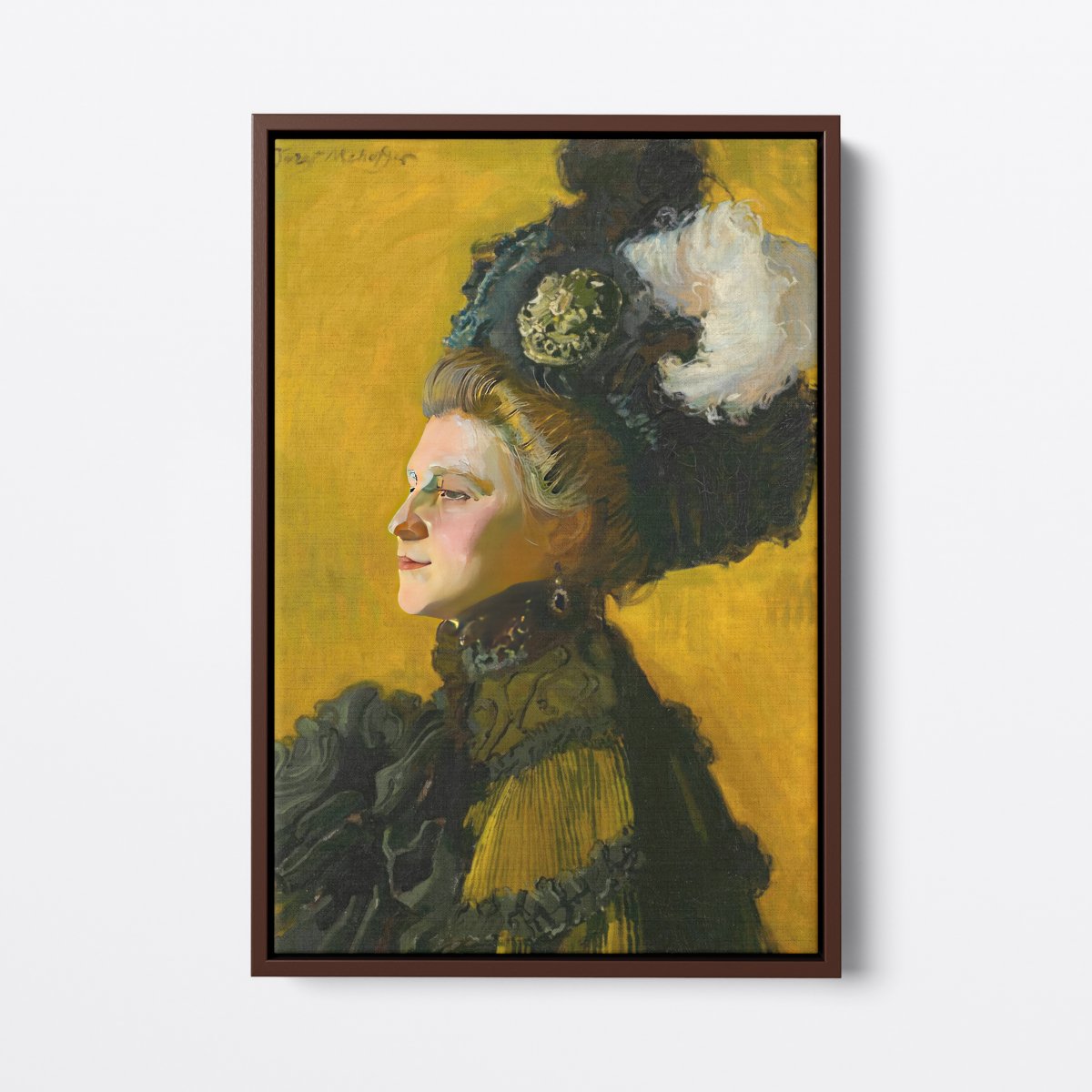 Portrait of the Artist's Wife | Jozef Mehoffer | Ave Legato Art Prints