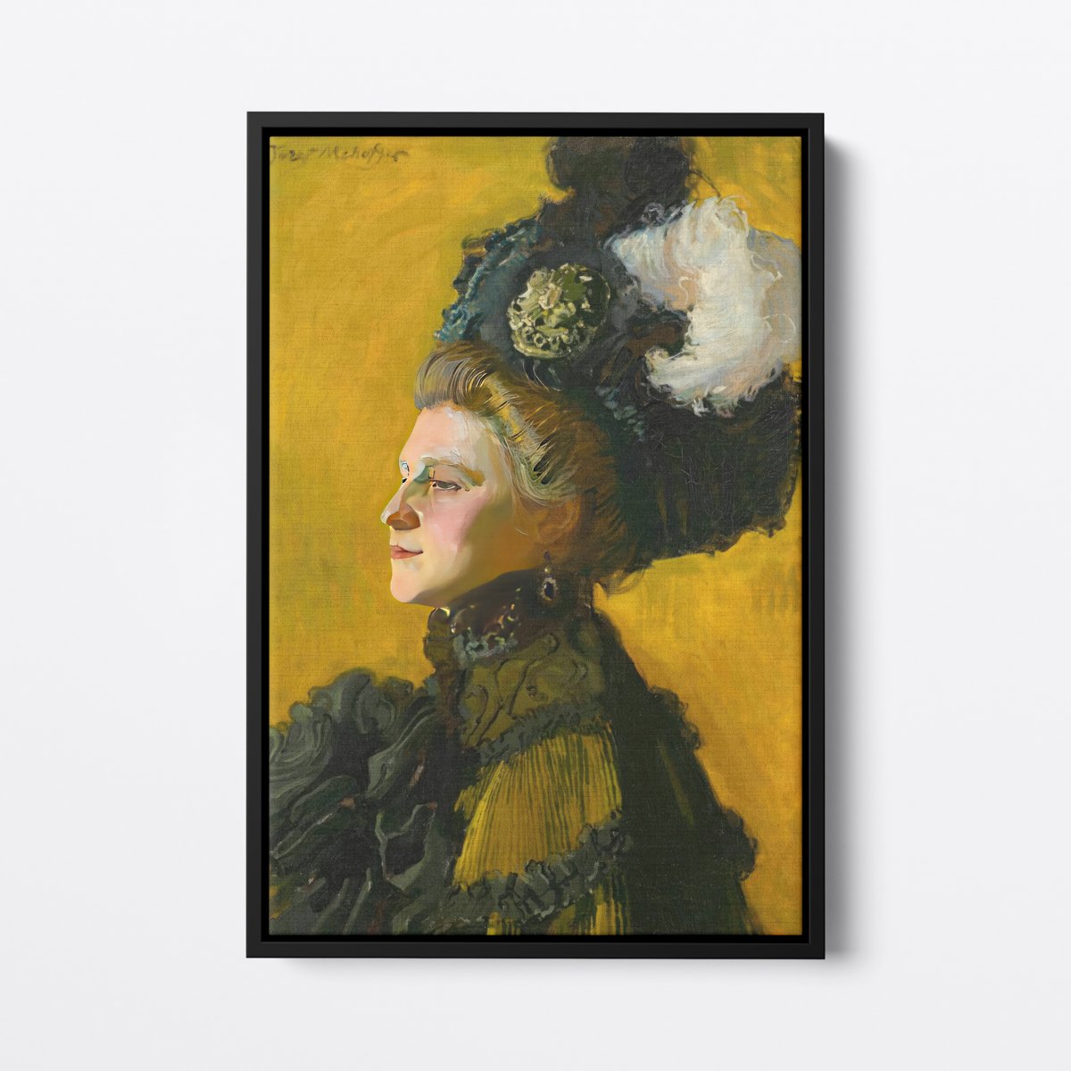 Portrait of the Artist's Wife | Jozef Mehoffer | Ave Legato Art Prints