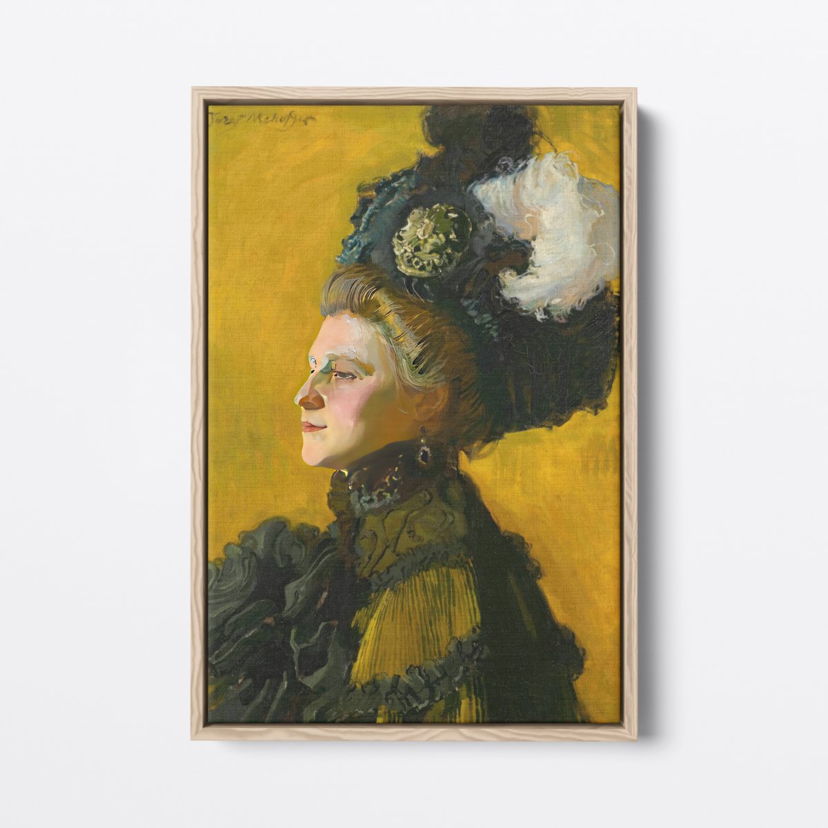 Portrait of the Artist's Wife | Jozef Mehoffer | Ave Legato Art Prints