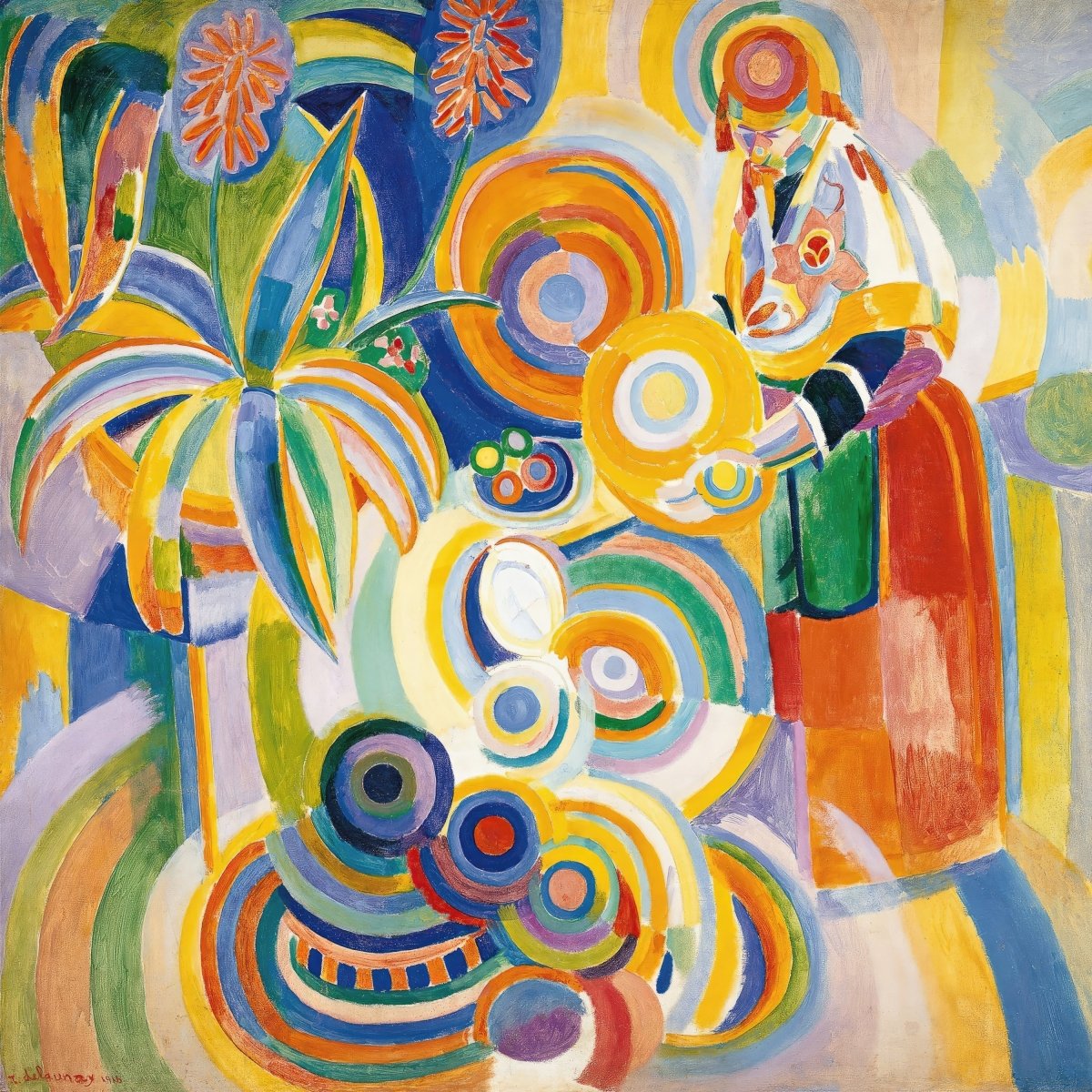 Portuguese Woman | Robert Delaunay | Ave Legato Art Prints