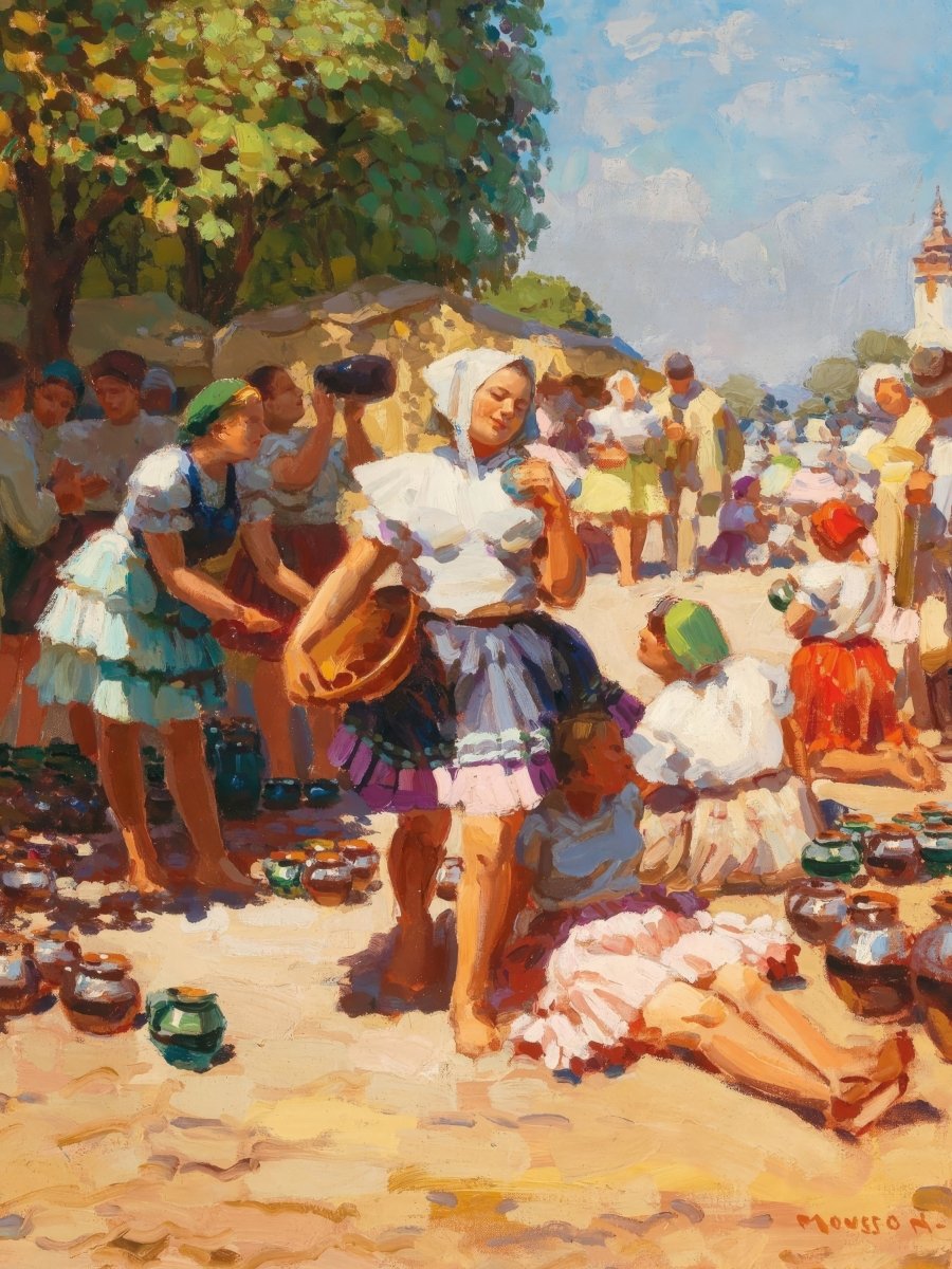 Pottery Market | Tivadar József Mousson | Ave Legato Art Prints